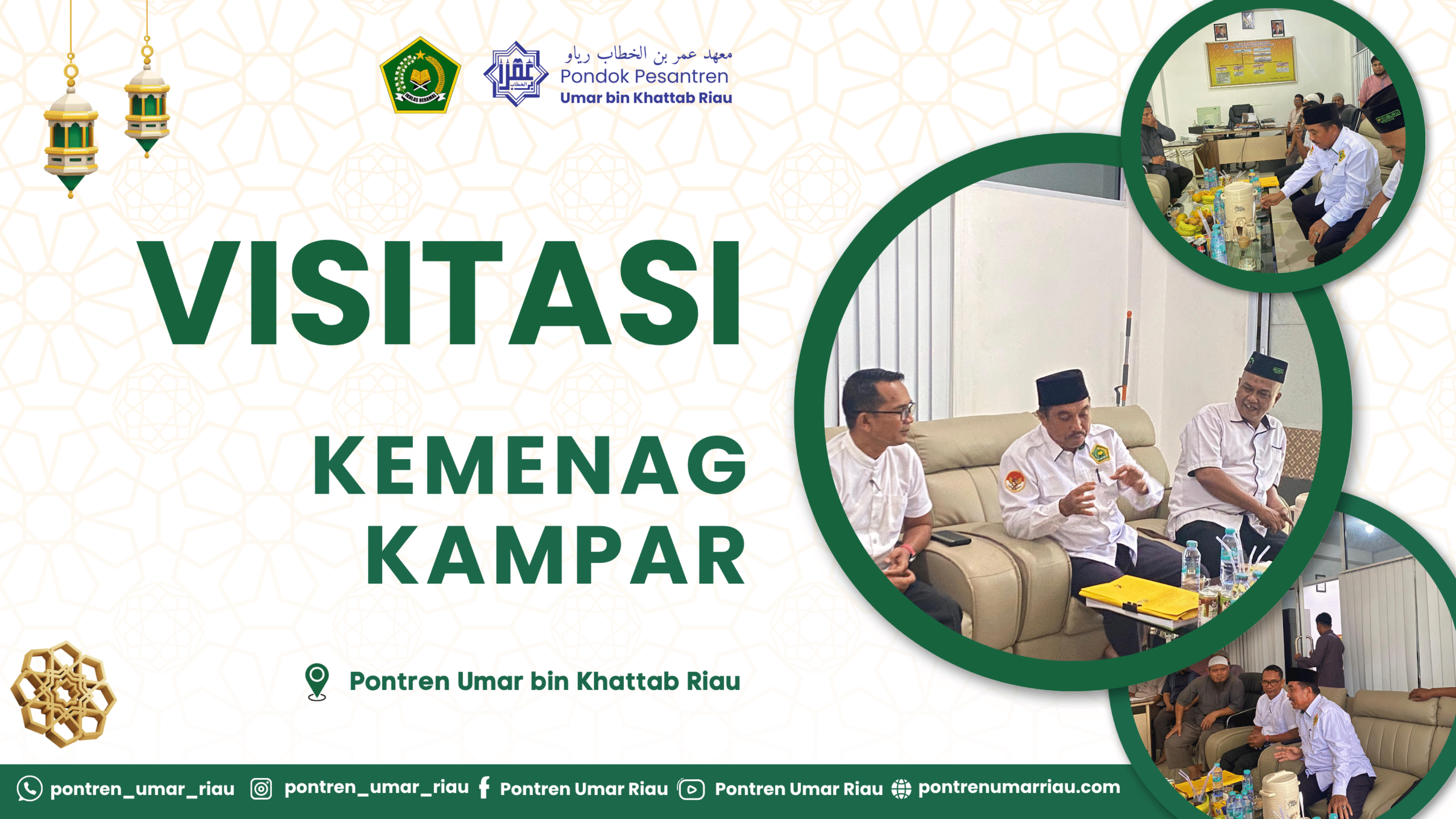 Kunjungan Kemenag Kampar ke Pondok Pesantren Umar bin Khattab